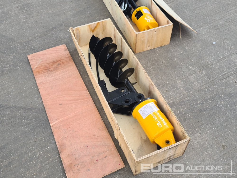 Unused 2025 Hydraulic 200mm Auger Flight & Drive 25mm Pin to suit Mini Excavator - Implemento para Excavadora: foto 3 Unused 2025 Hydraulic 200mm Auger Flight & Drive 25mm Pin to suit Mini Excavator - Implemento para Excavadora: foto 3