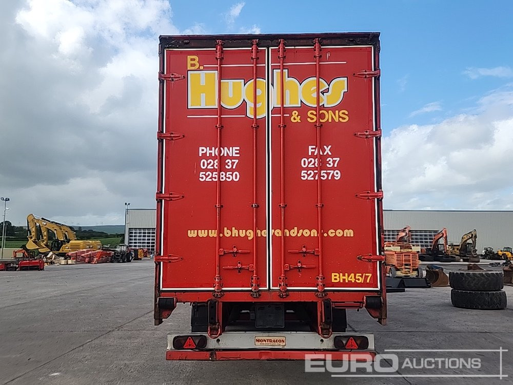 Montracon 45' Tri Axle Curtainsider Trailer, BPW Axles - Semirremolque lona: foto 4 Montracon 45' Tri Axle Curtainsider Trailer, BPW Axles - Semirremolque lona: foto 4