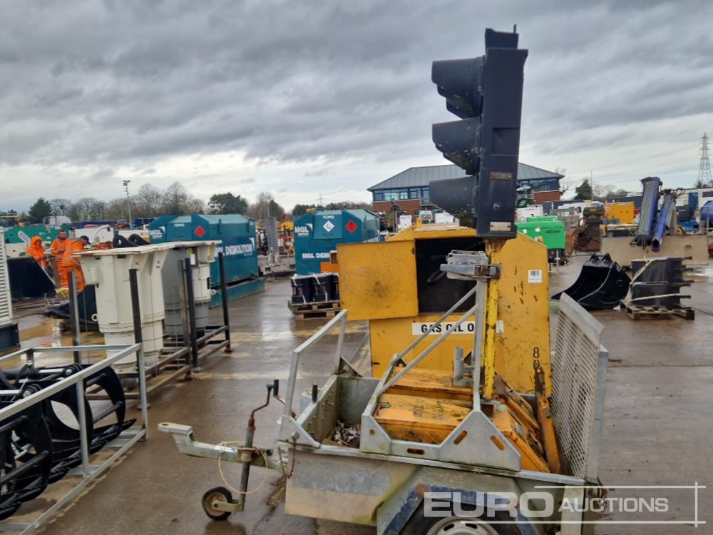 Pike Single Axle Traffic Light System Trailer, Ramp - Remolque porta maquinaria: foto 2 Pike Single Axle Traffic Light System Trailer, Ramp - Remolque porta maquinaria: foto 2