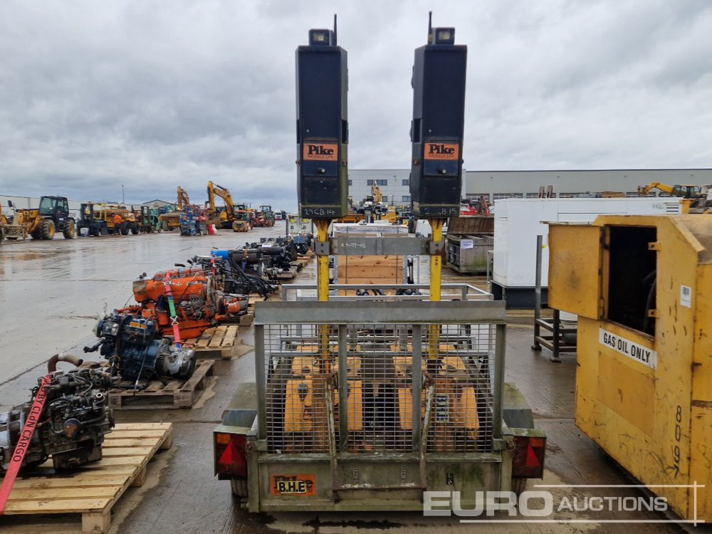 Pike Single Axle Traffic Light System Trailer, Ramp - Remolque porta maquinaria: foto 4 Pike Single Axle Traffic Light System Trailer, Ramp - Remolque porta maquinaria: foto 4