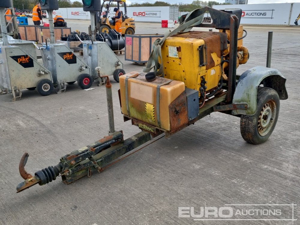 Single Axle 4" Water Pump, Hatz Engine - Bomba de agua: foto 1 Single Axle 4" Water Pump, Hatz Engine - Bomba de agua: foto 1