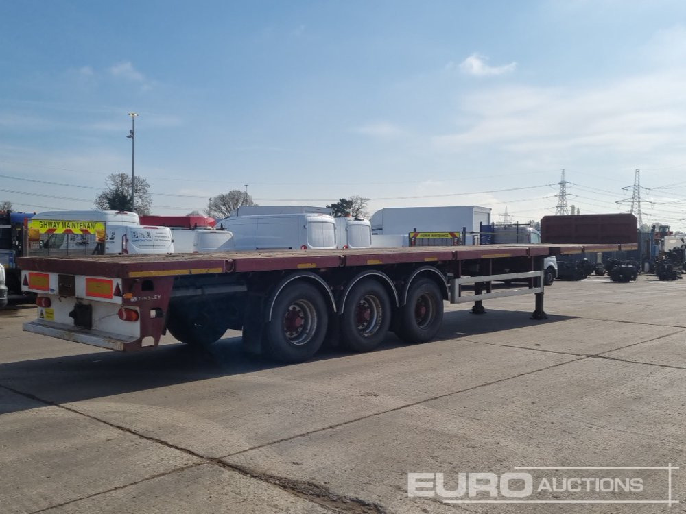 Tinsley 45ft Tri Axle Extendable Flat Bed Trailer, Toolboxes & Sockets - Semirremolque plataforma/ Caja abierta: foto 5 Tinsley 45ft Tri Axle Extendable Flat Bed Trailer, Toolboxes & Sockets - Semirremolque plataforma/ Caja abierta: foto 5