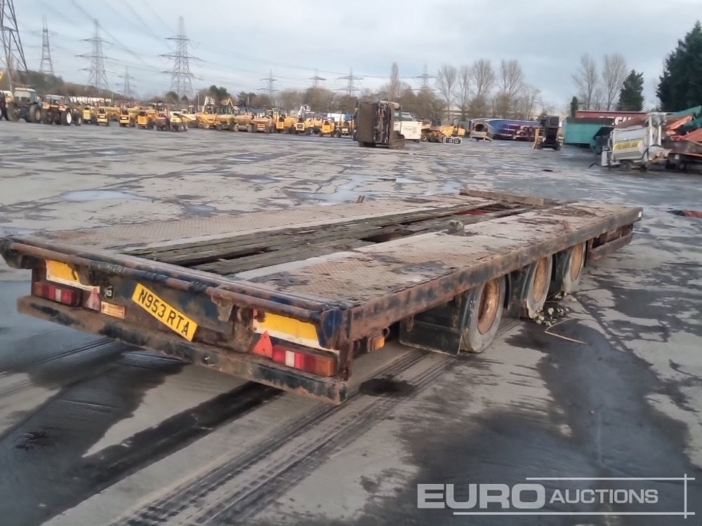 Tri Axle Draw Bar Flatbed Trailer, Twin Axle Draw Bar Flatbed Trailer - Semirremolque plataforma/ Caja abierta: foto 5 Tri Axle Draw Bar Flatbed Trailer, Twin Axle Draw Bar Flatbed Trailer - Semirremolque plataforma/ Caja abierta: foto 5