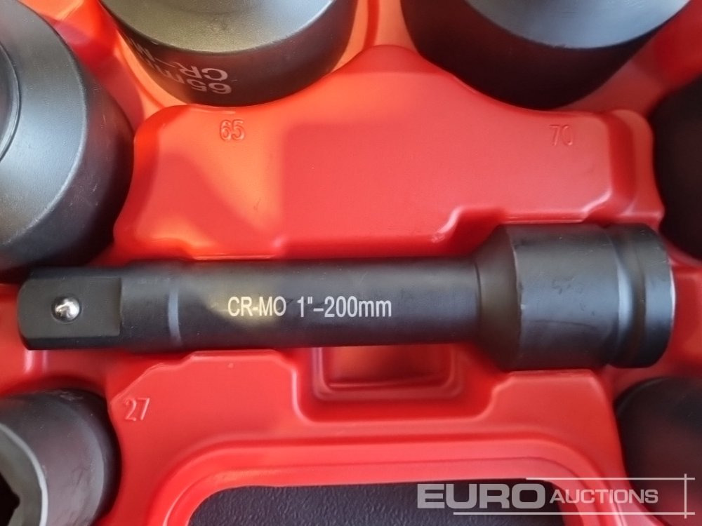 Equipo de taller Unused 2025 Boss 1" 17pc Pneumatic Socket Set, 8" Extension Rod: foto 8