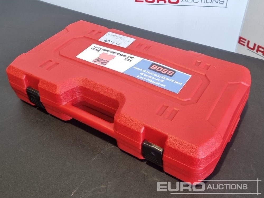 Unused 2025 Boss 1" 17pc Pneumatic Socket Set, 8" Extension Rod - Equipo de taller: foto 3 Unused 2025 Boss 1" 17pc Pneumatic Socket Set, 8" Extension Rod - Equipo de taller: foto 3