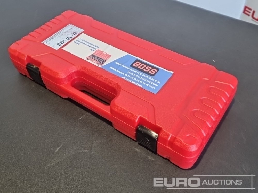 Unused 2025 Boss 1/2" 35pc Pneumatic Long & Short Sleeve Socket Set - Equipo de taller: foto 3 Unused 2025 Boss 1/2" 35pc Pneumatic Long & Short Sleeve Socket Set - Equipo de taller: foto 3