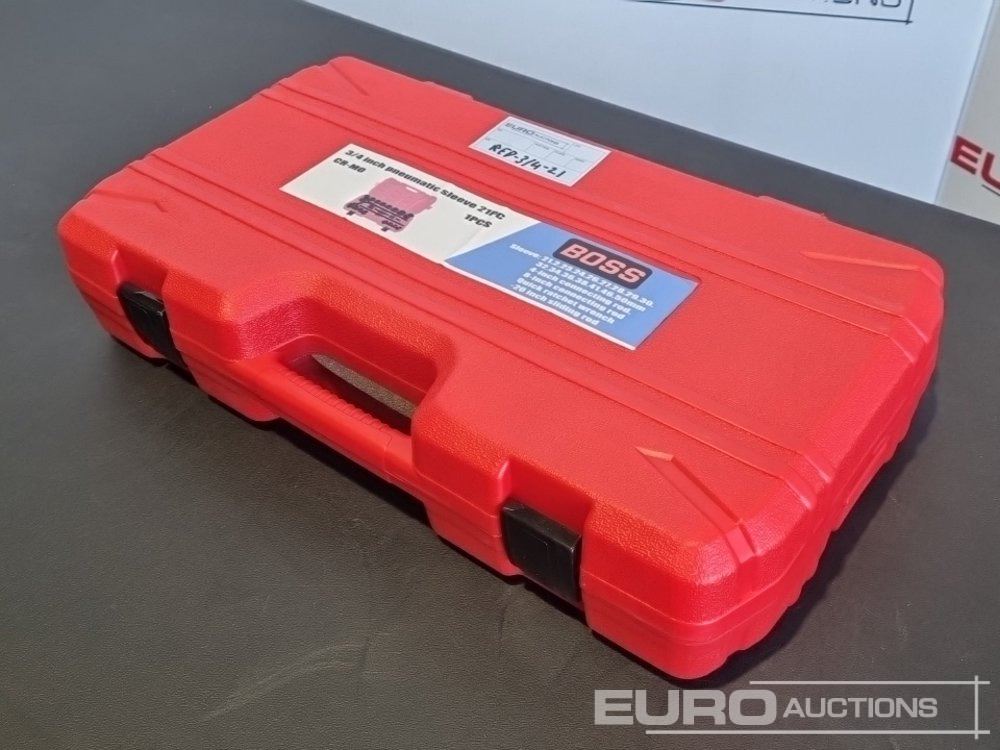 Unused 2025 Boss 3/4" 21pc Heavy Duty Pneumatic Socket Set, 4" Connecting Rod, 8" Connecting Rod, Quick Ratchet Wrench, 20" Sliding Rod - Equipo de taller: foto 3 Unused 2025 Boss 3/4" 21pc Heavy Duty Pneumatic Socket Set, 4" Connecting Rod, 8" Connecting Rod, Quick Ratchet Wrench, 20" Sliding Rod - Equipo de taller: foto 3