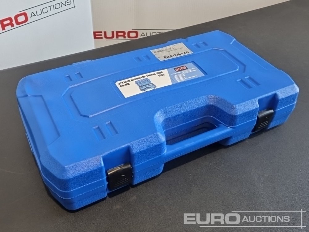 Unused 2025 Boss 3/4" 30pc Heavy Duty Pneumatic Socket Set, 4" Connecting Rod, 8" Connecting Rod, Ratchet Wrench, 20" Sliding Rod, 18" Bending Rod Universal Coupling, Adapter1-3/4" - Equipo de taller: foto 1 Unused 2025 Boss 3/4" 30pc Heavy Duty Pneumatic Socket Set, 4" Connecting Rod, 8" Connecting Rod, Ratchet Wrench, 20" Sliding Rod, 18" Bending Rod Universal Coupling, Adapter1-3/4" - Equipo de taller: foto 1