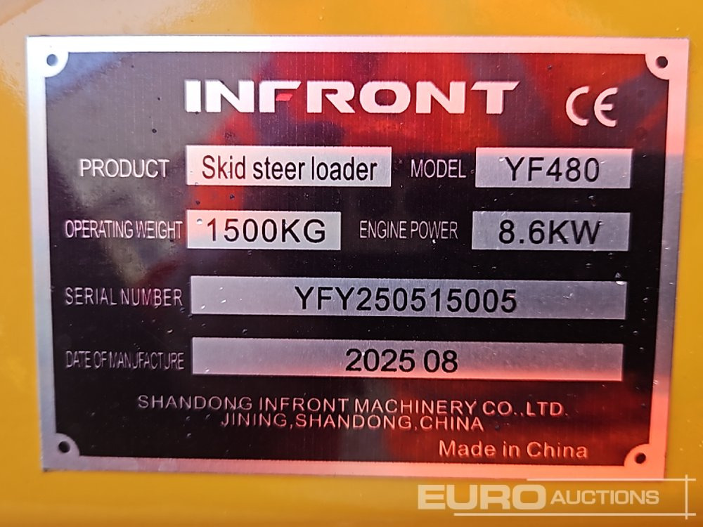 Unused 2025 Infront YF480 - Minicargadora: foto 1 Unused 2025 Infront YF480 - Minicargadora: foto 1