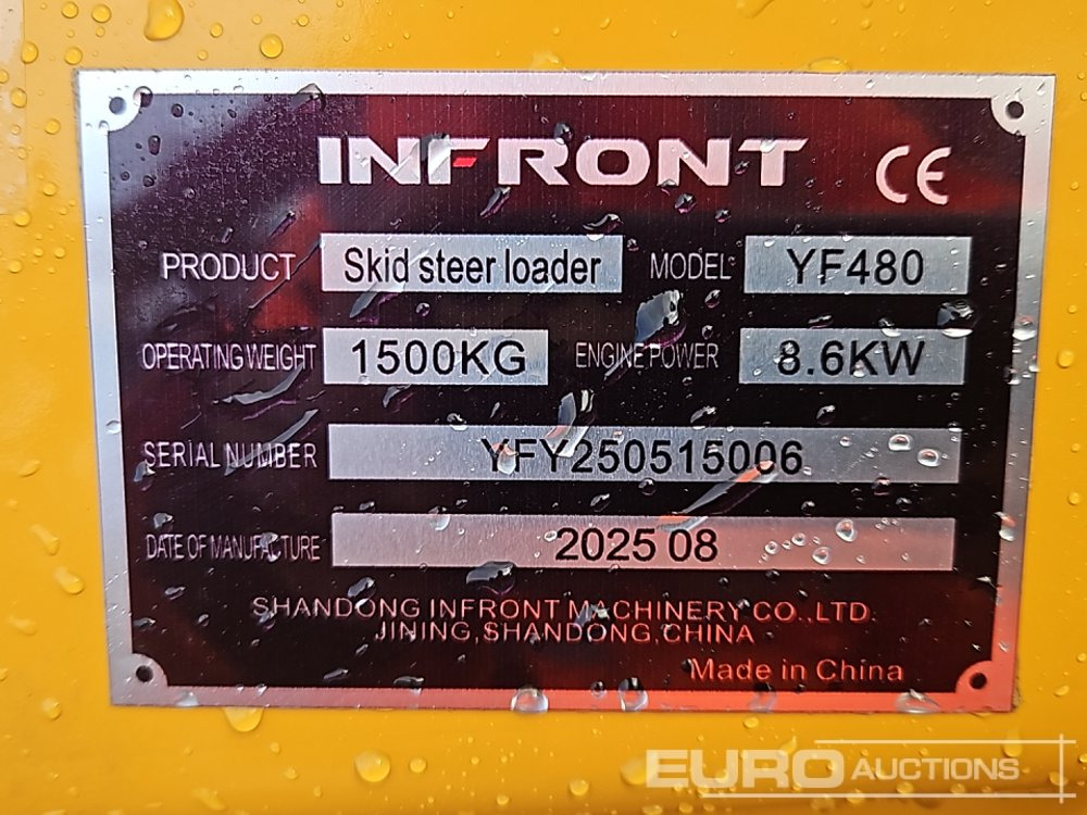 Unused 2025 Infront YF480 - Minicargadora: foto 1 Unused 2025 Infront YF480 - Minicargadora: foto 1