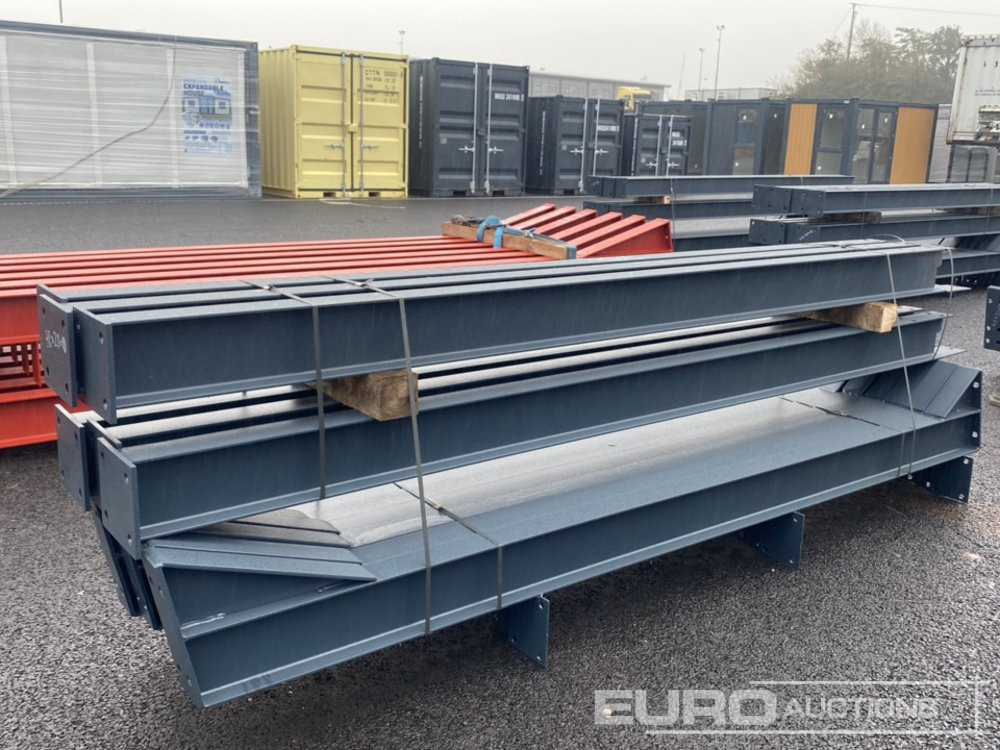 Unused 30’ x 20’ x 10’ Steel Frame Building, 12.5 Roof Pitch, Purlin Cleats - Casa contenedor: foto 3 Unused 30’ x 20’ x 10’ Steel Frame Building, 12.5 Roof Pitch, Purlin Cleats - Casa contenedor: foto 3