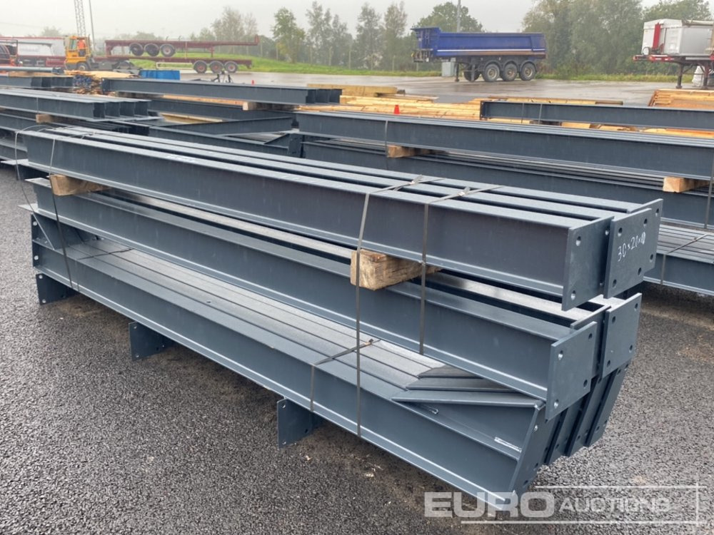 Unused 30’ x 20’ x 10’ Steel Frame Building, 12.5 Roof Pitch, Purlin Cleats - Casa contenedor: foto 2 Unused 30’ x 20’ x 10’ Steel Frame Building, 12.5 Roof Pitch, Purlin Cleats - Casa contenedor: foto 2