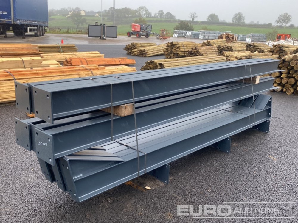 Unused 30’ x 20’ x 12’ Steel Frame Building, 12.5 Roof Pitch, Purlin Cleats - Casa contenedor: foto 1 Unused 30’ x 20’ x 12’ Steel Frame Building, 12.5 Roof Pitch, Purlin Cleats - Casa contenedor: foto 1