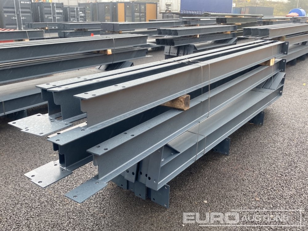 Unused 30’ x 20’ x 12’ Steel Frame Building, 12.5 Roof Pitch, Purlin Cleats - Casa contenedor: foto 4 Unused 30’ x 20’ x 12’ Steel Frame Building, 12.5 Roof Pitch, Purlin Cleats - Casa contenedor: foto 4