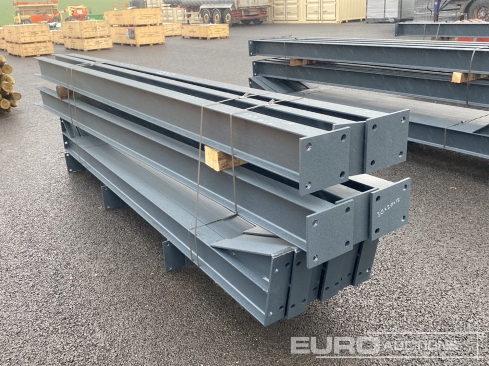 Unused 30’ x 20’ x 12’ Steel Frame Building, 12.5 Roof Pitch, Purlin Cleats - Casa contenedor: foto 5 Unused 30’ x 20’ x 12’ Steel Frame Building, 12.5 Roof Pitch, Purlin Cleats - Casa contenedor: foto 5