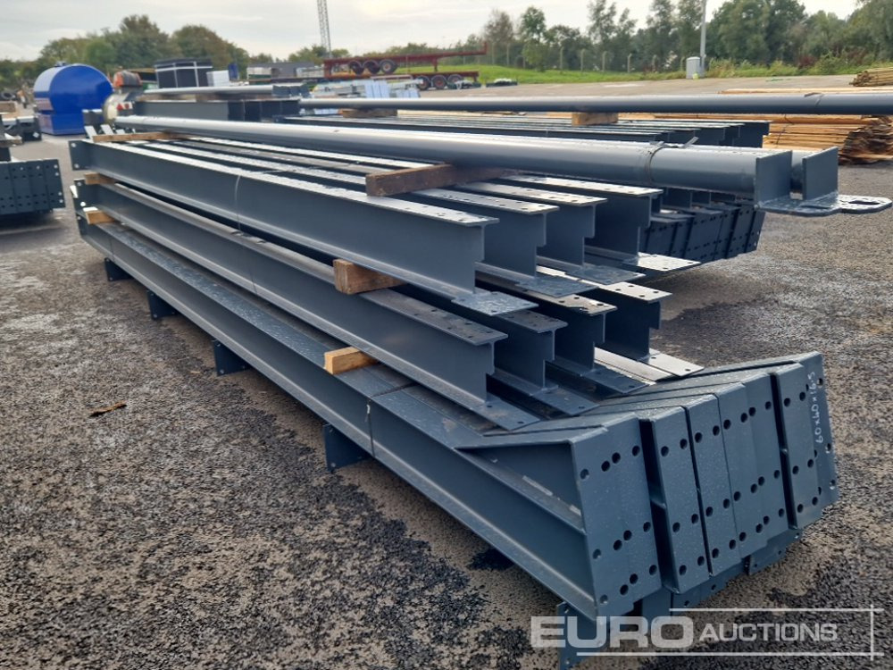 Unused 60' x 40' x 16.5' Steel Frame Building, 12.5 Roof Pitch, Purlin Cleats, Roof Bracing - Casa contenedor: foto 4 Unused 60' x 40' x 16.5' Steel Frame Building, 12.5 Roof Pitch, Purlin Cleats, Roof Bracing - Casa contenedor: foto 4