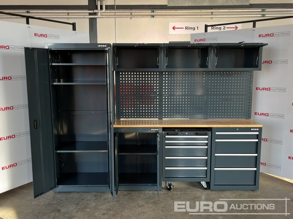 Unused Boss 2.6m 9 Drawer, 5 Cabinet Tool Station (3 boxes) - Equipo de taller: foto 4 Unused Boss 2.6m 9 Drawer, 5 Cabinet Tool Station (3 boxes) - Equipo de taller: foto 4