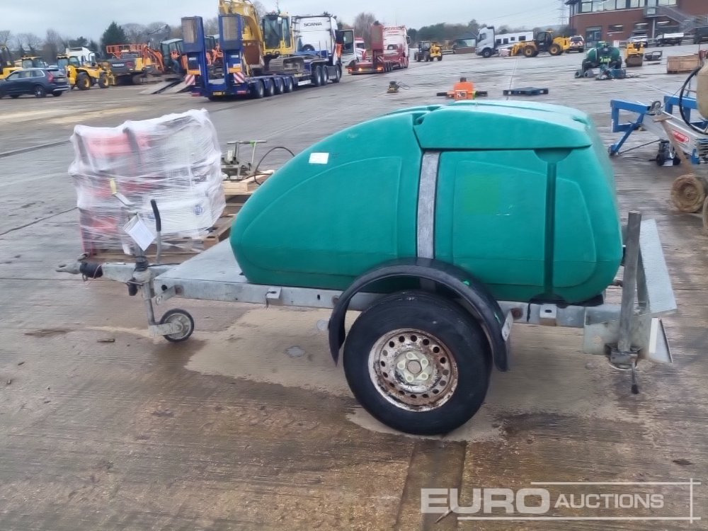 Western Single Axle Plastic Water Bowser - Tanque de almacenamiento: foto 2 Western Single Axle Plastic Water Bowser - Tanque de almacenamiento: foto 2