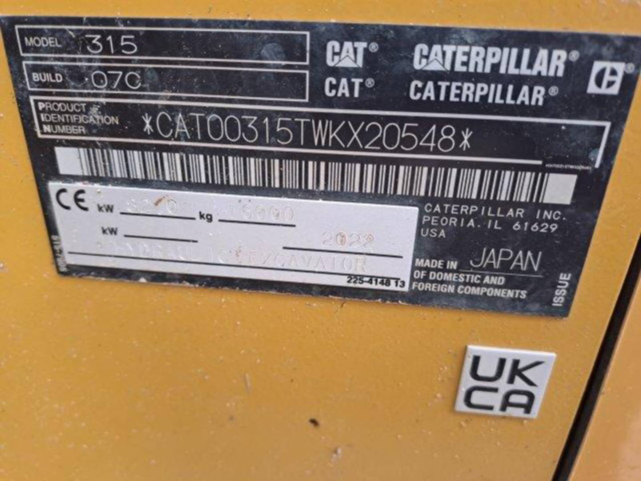 CAT 315 - Excavadora de cadenas: foto 5 CAT 315 - Excavadora de cadenas: foto 5