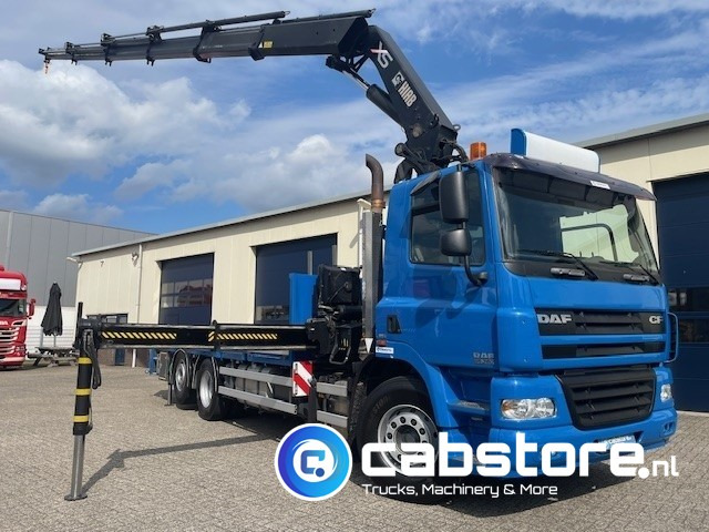 DAF CF 85.360 FAN 6x2 Euro 5 - Open laadbak + HIAB XS 377 EP-5 Hipro laadkraan - Remote control - Bouwjaar 2006 - Zeer goede conditie - Camión caja abierta, Camión grúa: foto 2 DAF CF 85.360 FAN 6x2 Euro 5 - Open laadbak + HIAB XS 377 EP-5 Hipro laadkraan - Remote control - Bouwjaar 2006 - Zeer goede conditie - Camión caja abierta, Camión grúa: foto 2