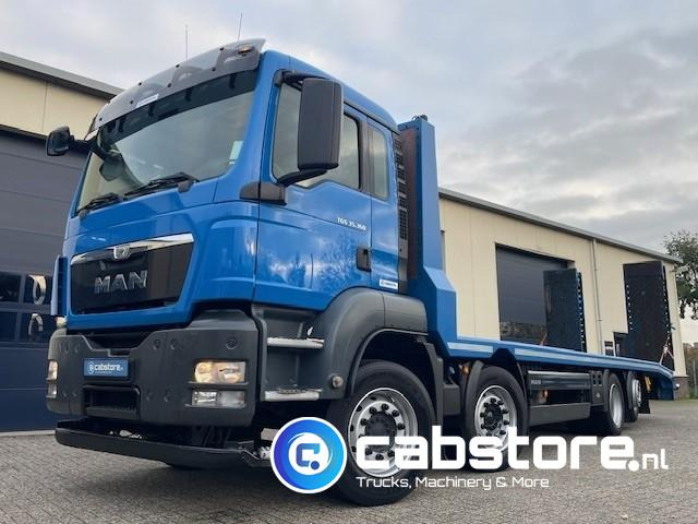 MAN TGS 35.360 8x2 Machinetransporter - Oprijwagen - Bouwjaar 2014 - Hydraulische rampen - 8x2-4 - Bickel-Tec - Good condition - Camión caja abierta: foto 1 MAN TGS 35.360 8x2 Machinetransporter - Oprijwagen - Bouwjaar 2014 - Hydraulische rampen - 8x2-4 - Bickel-Tec - Good condition - Camión caja abierta: foto 1