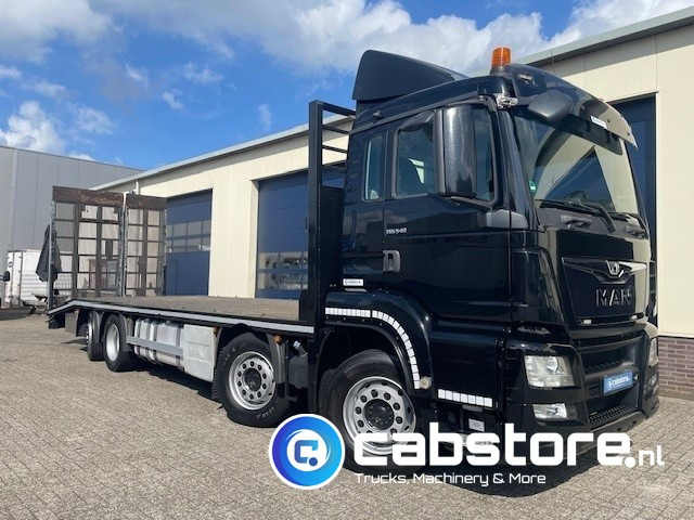 MAN TGS 35.400 8x2-6 BL Euro 6 - 8x2 - Oprijwagen - Machinetransporter - Bouwjaar 2015 - Km 716.197 - Laadvermogen 23.640 Kg !! - Very good condition - Camión caja abierta: foto 1 MAN TGS 35.400 8x2-6 BL Euro 6 - 8x2 - Oprijwagen - Machinetransporter - Bouwjaar 2015 - Km 716.197 - Laadvermogen 23.640 Kg !! - Very good condition - Camión caja abierta: foto 1