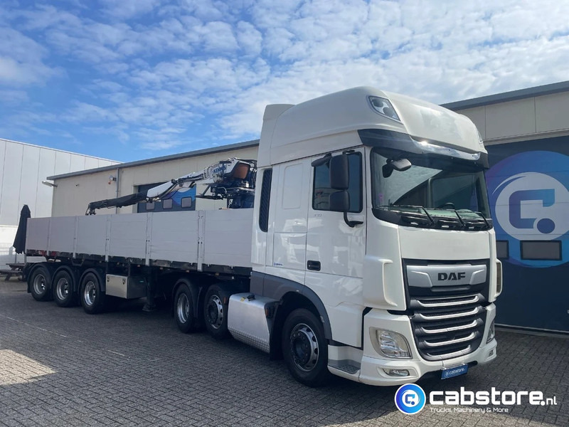 Pacton T3-003 3-assige stenen oplegger 2-assen gestuurd + Kennis Type 14.000 loopkraan - Rotator - stenenklem - Semirremolque plataforma/ Caja abierta: foto 3 Pacton T3-003 3-assige stenen oplegger 2-assen gestuurd + Kennis Type 14.000 loopkraan - Rotator - stenenklem - Semirremolque plataforma/ Caja abierta: foto 3
