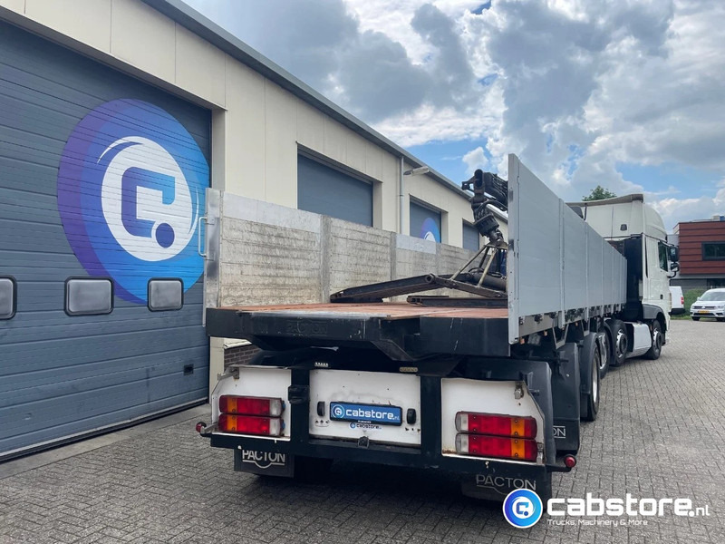 Pacton T3-003 3-assige stenen oplegger 2-assen gestuurd + Kennis Type 14.000 loopkraan - Rotator - stenenklem - Semirremolque plataforma/ Caja abierta: foto 2 Pacton T3-003 3-assige stenen oplegger 2-assen gestuurd + Kennis Type 14.000 loopkraan - Rotator - stenenklem - Semirremolque plataforma/ Caja abierta: foto 2