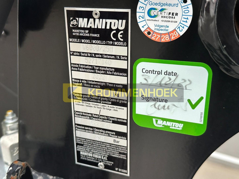 Manitou W6000 - Manipulador telescópico: foto 4 Manitou W6000 - Manipulador telescópico: foto 4