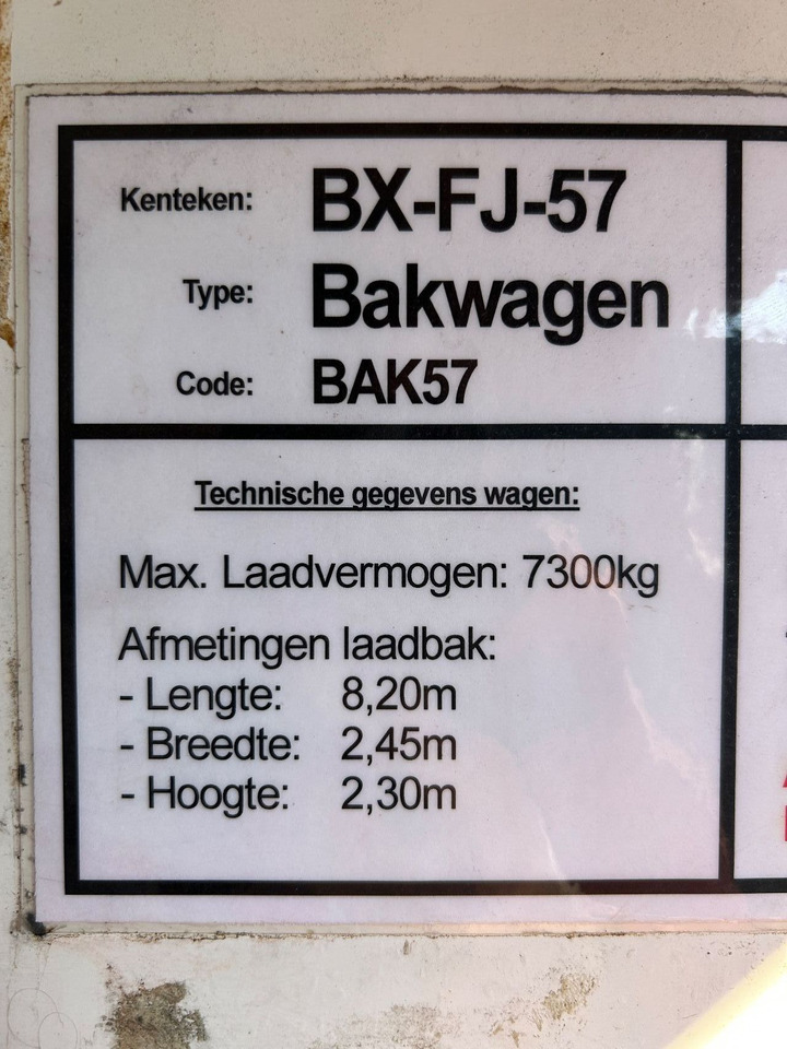 DAF LF 55 LF55-180 8.20mtr Box Turbo defect - Camión caja cerrada: foto 5 DAF LF 55 LF55-180 8.20mtr Box Turbo defect - Camión caja cerrada: foto 5