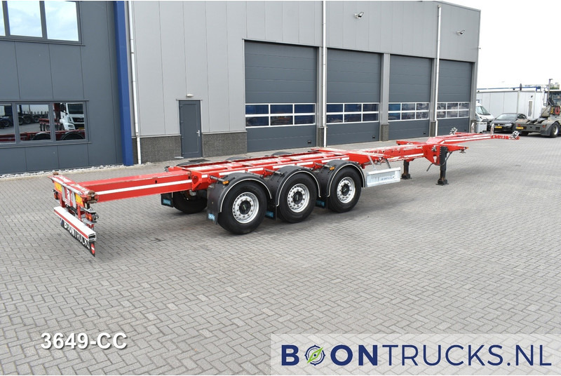D-Tec FLEXITRAILER | 2x20-30-40-45ft HC * 2x LIFT AXLE * 2x EXTENDABLE * NL TRAILER * APK 09-2026 - Semirremolque portacontenedore/ Intercambiable: foto 2 D-Tec FLEXITRAILER | 2x20-30-40-45ft HC * 2x LIFT AXLE * 2x EXTENDABLE * NL TRAILER * APK 09-2026 - Semirremolque portacontenedore/ Intercambiable: foto 2