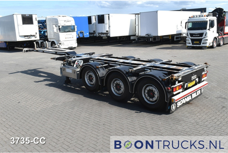 D-Tec FLEXITRAILER HD + GENSET (525 HOURS!) | 2x20-30-40-45ft HC * SAF/DISC * 3x EXTENDABLE * NL TRAILER * TOP! - Semirremolque portacontenedore/ Intercambiable: foto 3 D-Tec FLEXITRAILER HD + GENSET (525 HOURS!) | 2x20-30-40-45ft HC * SAF/DISC * 3x EXTENDABLE * NL TRAILER * TOP! - Semirremolque portacontenedore/ Intercambiable: foto 3