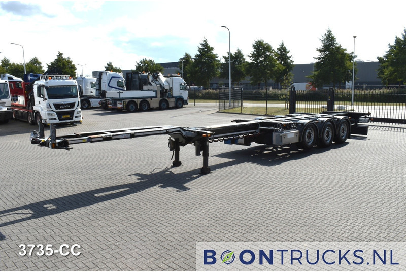 D-Tec FLEXITRAILER HD + GENSET (525 HOURS!) | 2x20-30-40-45ft HC * SAF/DISC * 3x EXTENDABLE * NL TRAILER * TOP! - Semirremolque portacontenedore/ Intercambiable: foto 5 D-Tec FLEXITRAILER HD + GENSET (525 HOURS!) | 2x20-30-40-45ft HC * SAF/DISC * 3x EXTENDABLE * NL TRAILER * TOP! - Semirremolque portacontenedore/ Intercambiable: foto 5