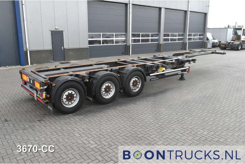 Kögel PORT 40 SIMPLEX 20 | 2x20-30-40ft HC * LIFT AXLE * SAF / DISC * EXTENDABLE REAR * MOT 02-2026 - Semirremolque portacontenedore/ Intercambiable: foto 1 Kögel PORT 40 SIMPLEX 20 | 2x20-30-40ft HC * LIFT AXLE * SAF / DISC * EXTENDABLE REAR * MOT 02-2026 - Semirremolque portacontenedore/ Intercambiable: foto 1