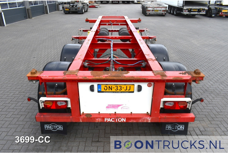 Pacton TXC 233 | 20ft * 2980 Kg * BPW / DRUM * NL TRAILER * 3x AVAILABLE - Semirremolque portacontenedore/ Intercambiable: foto 2 Pacton TXC 233 | 20ft * 2980 Kg * BPW / DRUM * NL TRAILER * 3x AVAILABLE - Semirremolque portacontenedore/ Intercambiable: foto 2
