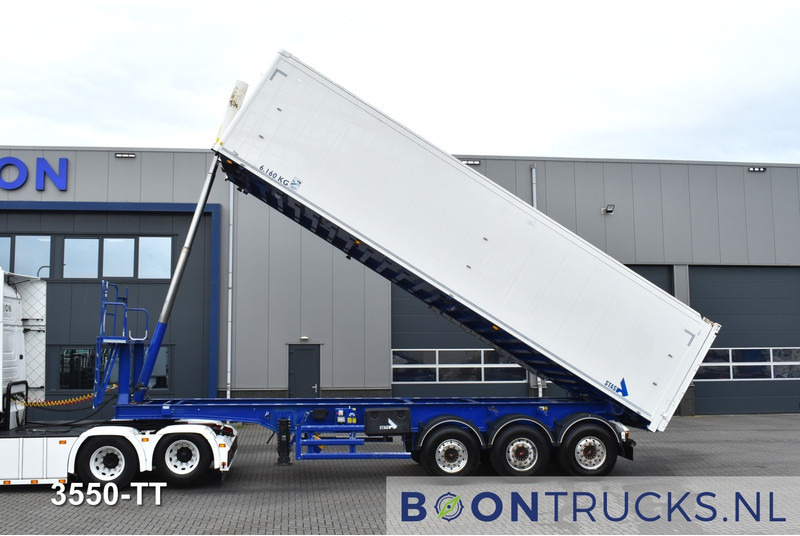 Stas S300CX | TIPPER 53 M³ * AGROSTAR * SAF / DISC * ALU * APK 10-2025 - Semirremolque volquete: foto 2 Stas S300CX | TIPPER 53 M³ * AGROSTAR * SAF / DISC * ALU * APK 10-2025 - Semirremolque volquete: foto 2