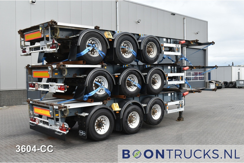 Van Hool 3B0071 € 12750 STACK PRICE | 20-30ft * ADR: FL, AT, OX * 3840 KG * LIFT AXLE - Semirremolque portacontenedore/ Intercambiable: foto 1 Van Hool 3B0071 € 12750 STACK PRICE | 20-30ft * ADR: FL, AT, OX * 3840 KG * LIFT AXLE - Semirremolque portacontenedore/ Intercambiable: foto 1