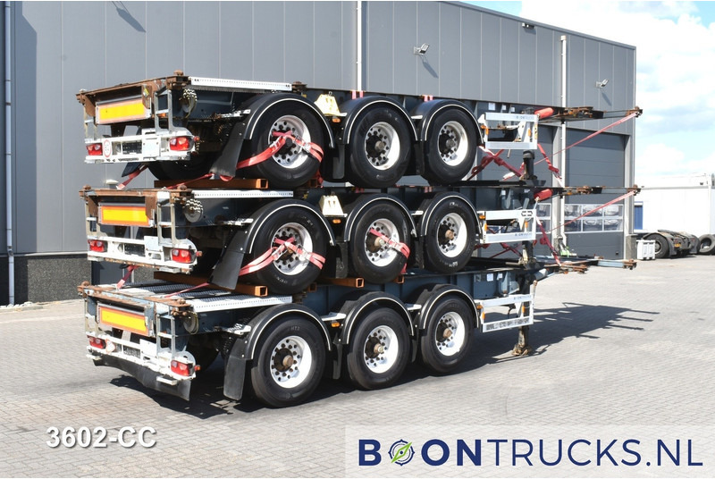 Van Hool 3B0071 STACK PRICE € 12750 | 20-30ft * ADR: FL, AT, OX * 3840 KG * LIFT AXLE - Semirremolque portacontenedore/ Intercambiable: foto 1 Van Hool 3B0071 STACK PRICE € 12750 | 20-30ft * ADR: FL, AT, OX * 3840 KG * LIFT AXLE - Semirremolque portacontenedore/ Intercambiable: foto 1