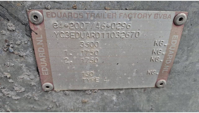 EDUARD TYPE 4 - Remolque plataforma/ Caja abierta: foto 2 EDUARD TYPE 4 - Remolque plataforma/ Caja abierta: foto 2