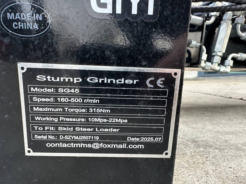 Equipo para trabajo del suelo nuevo Giyi GY-SG45: foto 9 Equipo para trabajo del suelo nuevo Giyi GY-SG45: foto 9