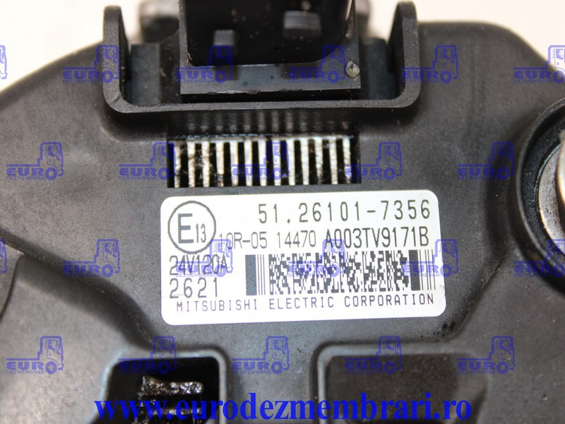 ALTERNATOR MAN TGX TG3 51.26101.7356, 51.26101.7348, 51.26101.7337 - Alternador para Camión: foto 2 ALTERNATOR MAN TGX TG3 51.26101.7356, 51.26101.7348, 51.26101.7337 - Alternador para Camión: foto 2