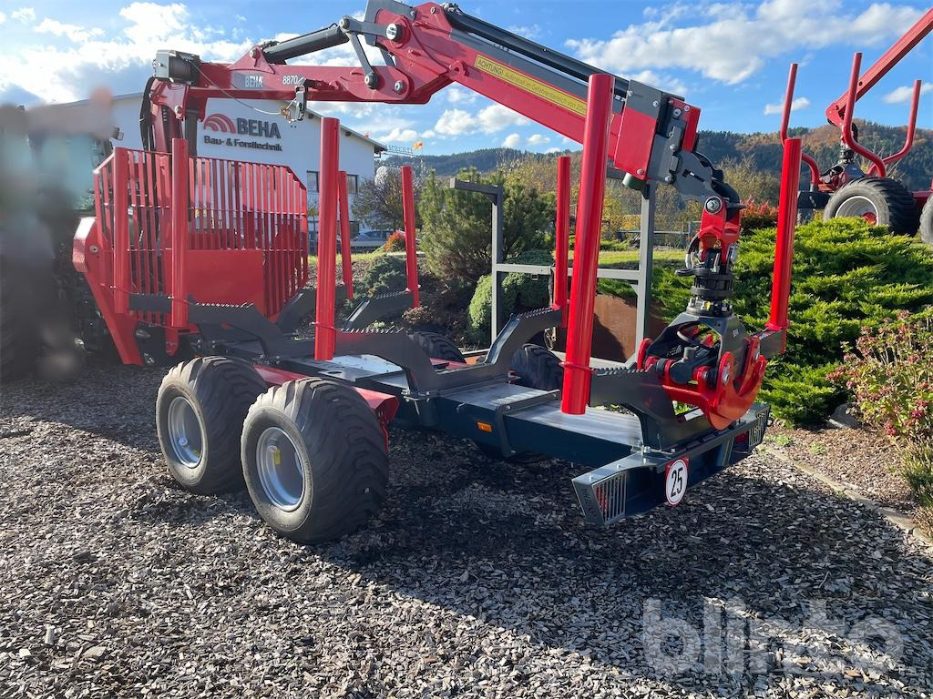 BEHA V1200 mit Kran 8870 (2025) - Remolque forestal: foto 3 BEHA V1200 mit Kran 8870 (2025) - Remolque forestal: foto 3