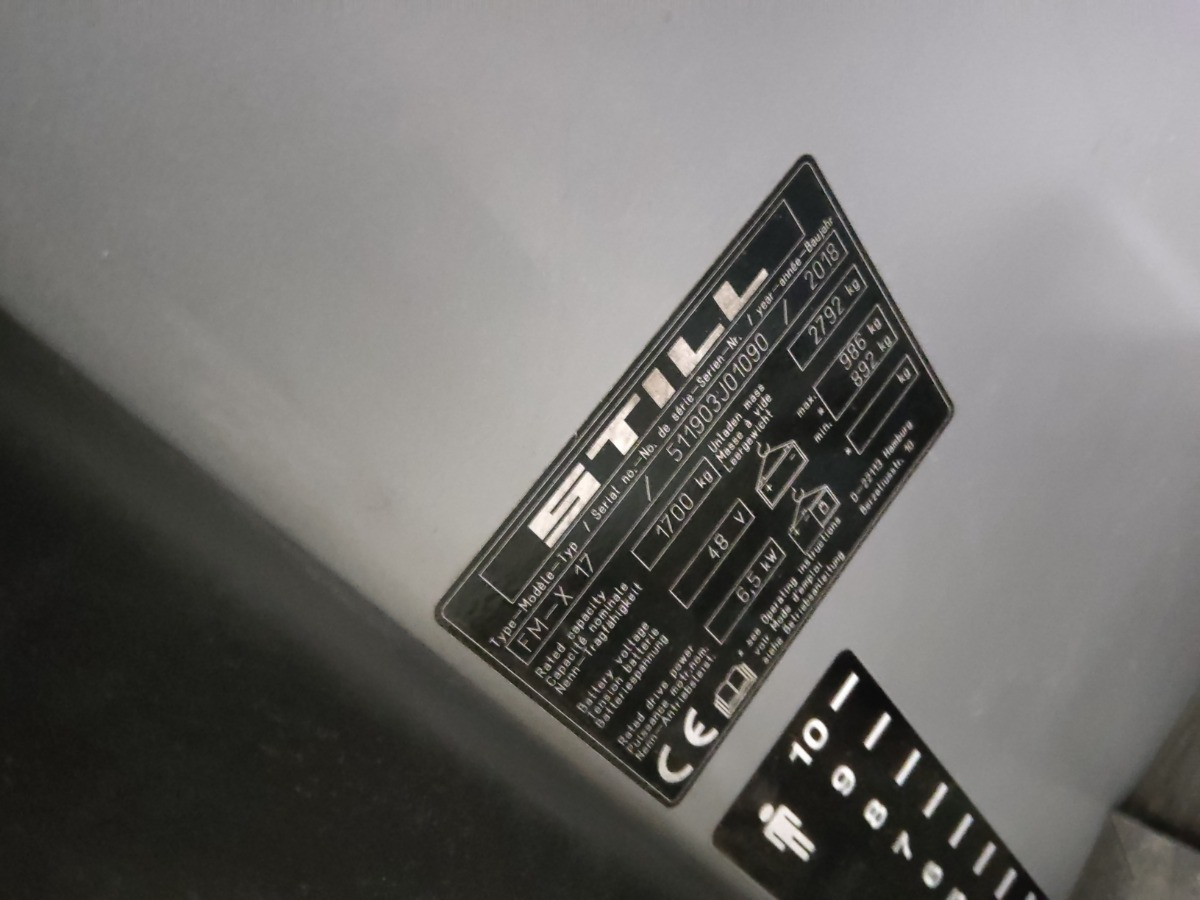 Still FM-X17 - Retráctil: foto 5 Still FM-X17 - Retráctil: foto 5