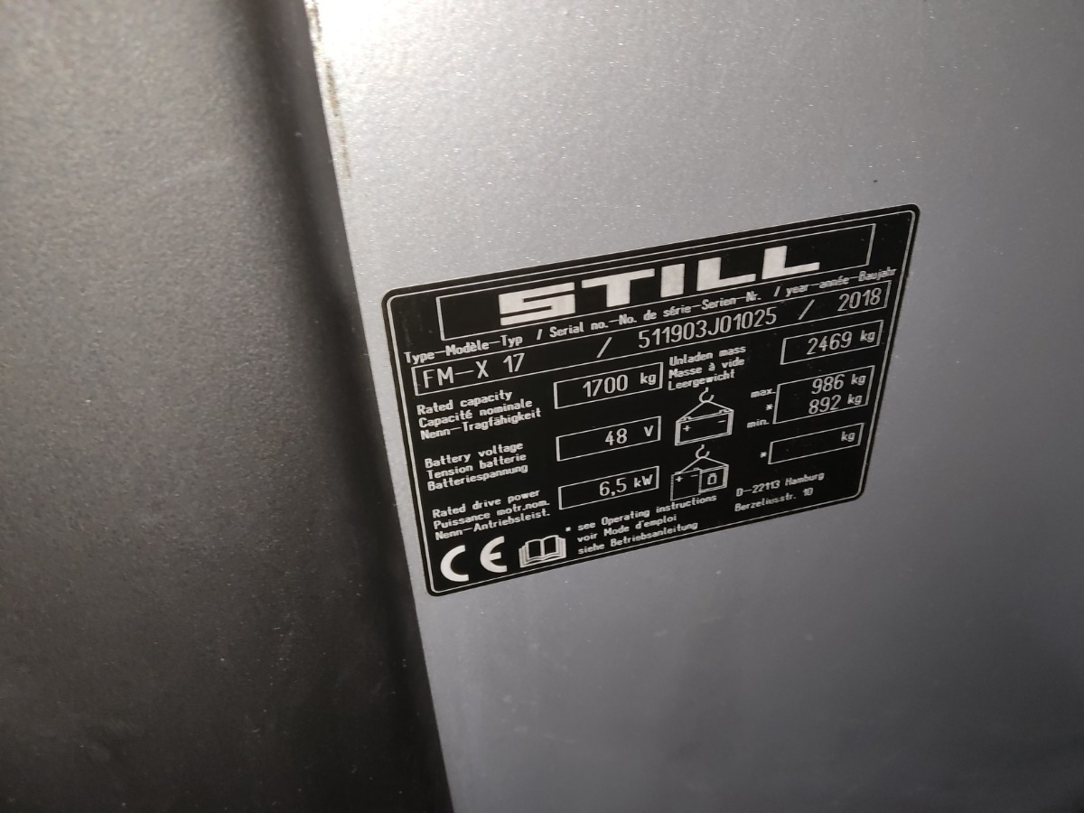 Still FM-X17 - Retráctil: foto 5 Still FM-X17 - Retráctil: foto 5