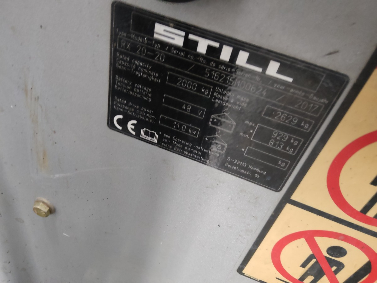 Still RX20-20 - Carretilla elevadora eléctrica: foto 5 Still RX20-20 - Carretilla elevadora eléctrica: foto 5