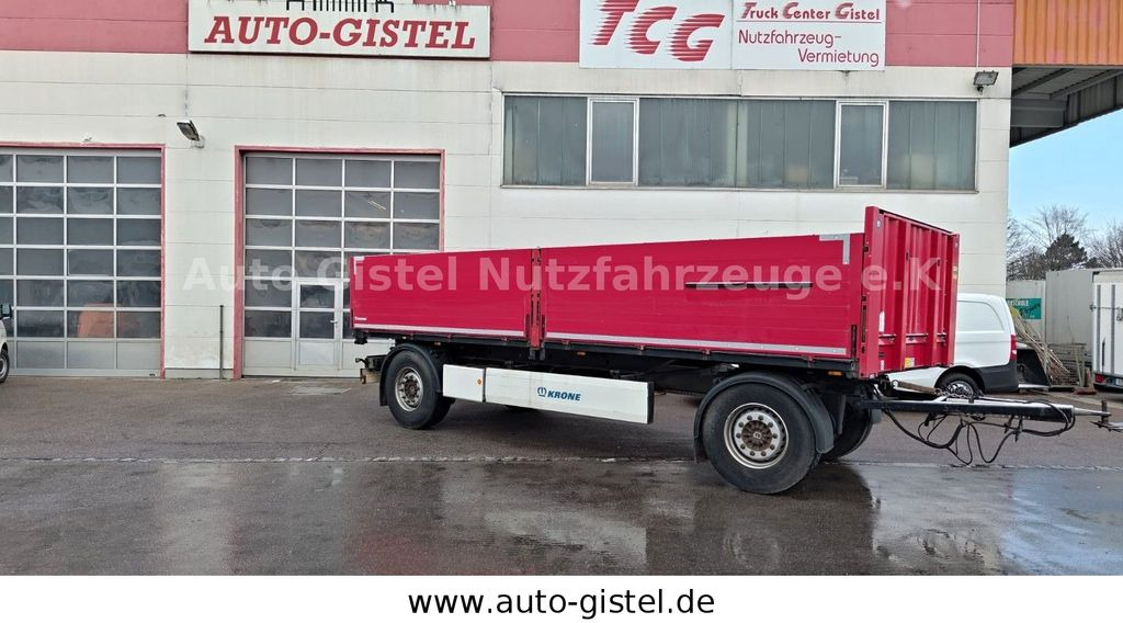 Krone AZ Baustoffpritsche*Luft*385/65 - Remolque plataforma/ Caja abierta: foto 1 Krone AZ Baustoffpritsche*Luft*385/65 - Remolque plataforma/ Caja abierta: foto 1