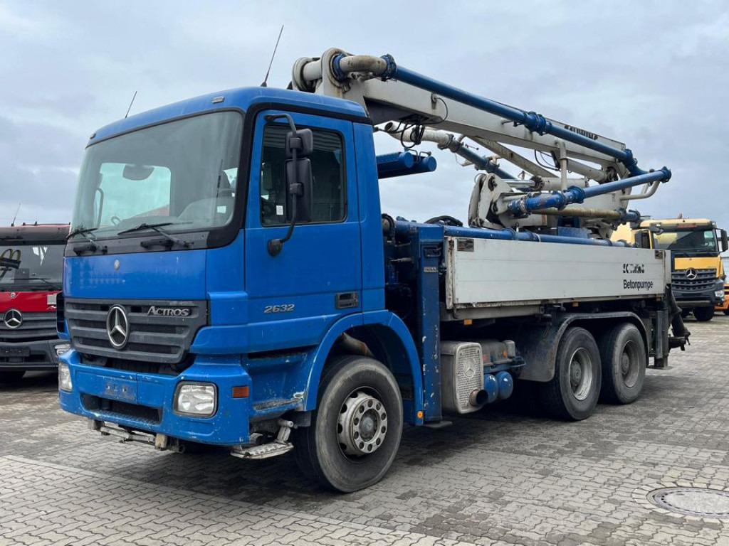 MERCEDES-BENZ Actros 2632 6x4 Betonpumpe Schwing 24m - Camión bomba de hormigón: foto 1 MERCEDES-BENZ Actros 2632 6x4 Betonpumpe Schwing 24m - Camión bomba de hormigón: foto 1
